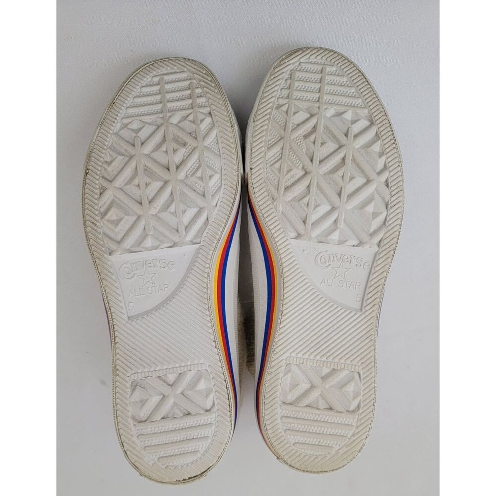 RARE Sneakersnstuff x Converse Chuck Taylor LOVIKKA Cream Knit Wool Hi Top Sz 7W - Picture 6 of 12
